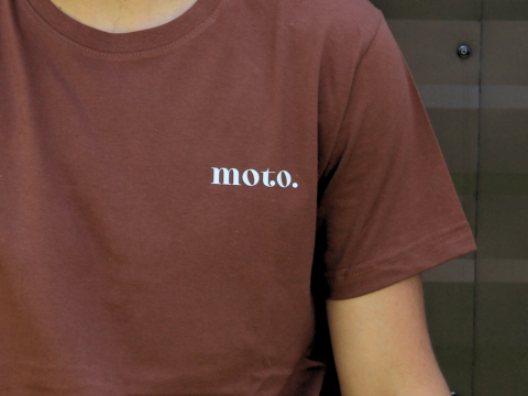 Remera Más Moto Algodón Casual Informal